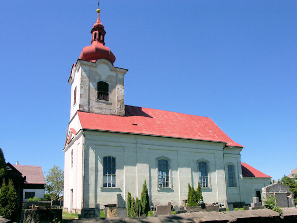 Kostel sv. Vavřince.