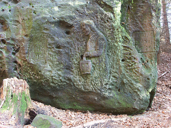 Relief des Battelmadels am Fusse des Bouřný (Friedrichsberg).
