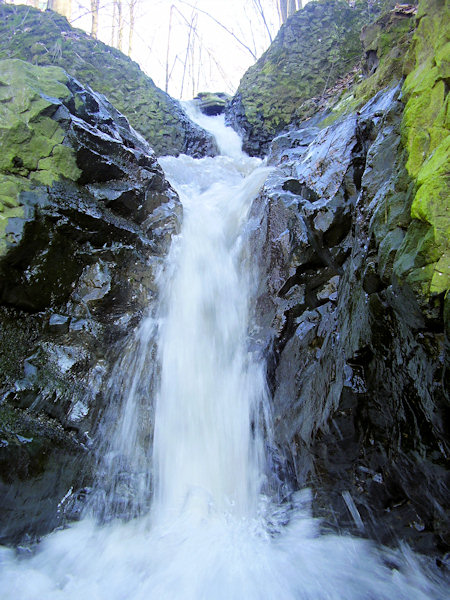 Wasserfälle in Kamenický Šenov (Steinschönau).