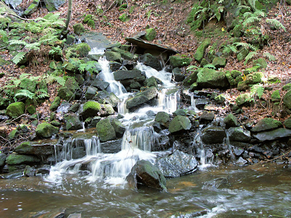 Rousínovský vodopád (Morgentauer Wasserfall).
