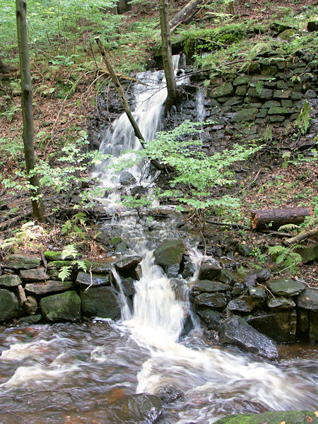 Rousínovský vodopád (Morgentauer Wasserfall).