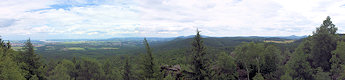 View from the Böhmische Aussicht on Töpfer to the East. View from the Böhmische Aussicht on Töpfer to the East.