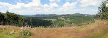 View from the Bouřný Hill to the West. View from the Bouřný Hill to the West.