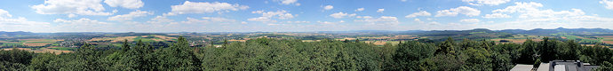 Panoramic View from the Breiteberg. Panoramic View from the Breiteberg.