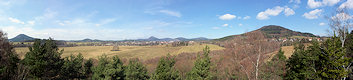 View from the Dutý kámen to the West. View from the Dutý kámen to the West.