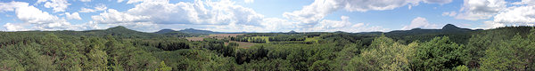 Panoramic View from the Havraní skály. Panoramic View from the Havraní skály.