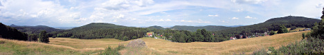 Aussicht vom Janské kameny (Johannisstein) nach Nordosten.