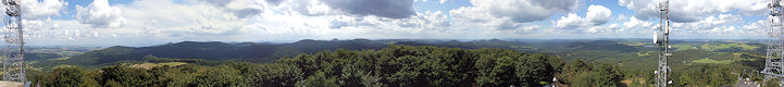 Panoramic View from the Jedlová. Panoramic View from the Jedlová.