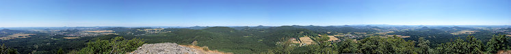 Panoramic View from the Klíč. Panoramic View from the Klíč.