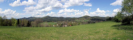 View from the Stříbrný vrch to the North. View from the Stříbrný vrch to the North.