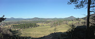 View from the Liščí díra near Sloup to the North. View from the Liščí díra near Sloup to the North.