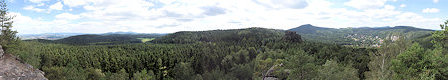 Panoramic View from the Louisenhöhe. Panoramic View from the Louisenhöhe.