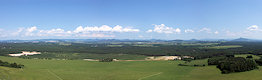 View from the Lysá skála near Provodín to the Lusatian Mountains. View from the Lysá skála near Provodín to the Lusatian Mountains.
