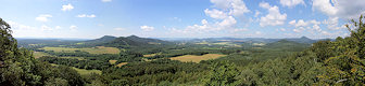 View from the Ortel Hill to the Southwest. View from the Ortel Hill to the Southwest.