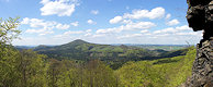 View from the Pětikostelní kámen to the Northwest. View from the Pětikostelní kámen to the Northwest.