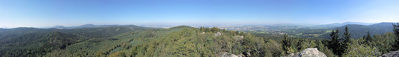 Panoramic View from the Popova skála. Panoramic View from the Popova skála.