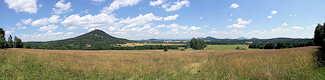 View from the Šišák to the East. View from the Šišák to the East.
