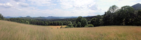 View from the Sokolík near Svor to the South. View from the Sokolík near Svor to the South.
