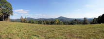 View from the Trávnický vrch to the East. View from the Trávnický vrch to the East.