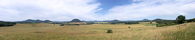 View from the Věneček to the Northwest. View from the Věneček to the Northwest.