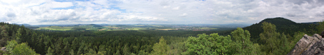 Výhled z Weisser Steinu k severu.
