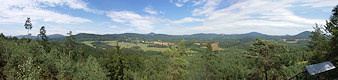 View from the Zelený vrch Hill to the North. View from the Zelený vrch Hill to the North.