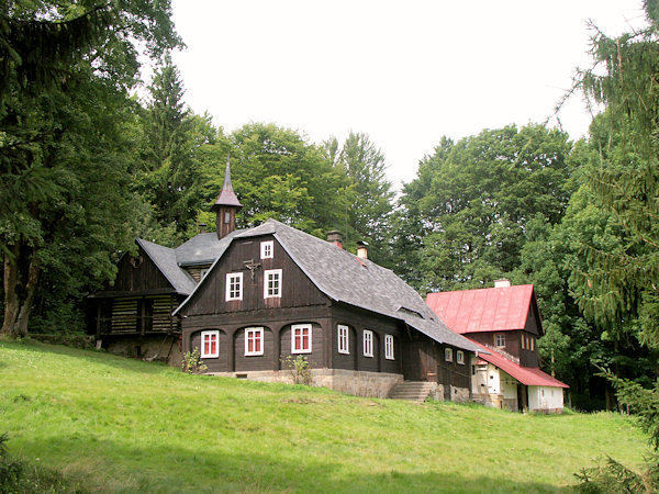 Das ehemalige Hegerhaus am Ostabhange des Jedlová-Berges (Tannenberg).