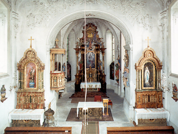 Das Innere der Kirche zu St. Peter und Paul.