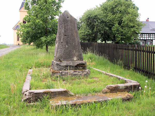 Das ehemalige Denkmal der Gefallenen des 1. Weltkrieges.