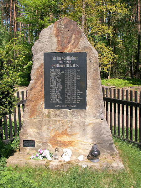 Denkmal für die Gefallenen des Ersten Weltkriegs.