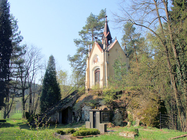 Die Kapelle der Familie Prokop auf dem neuen Friedhof.