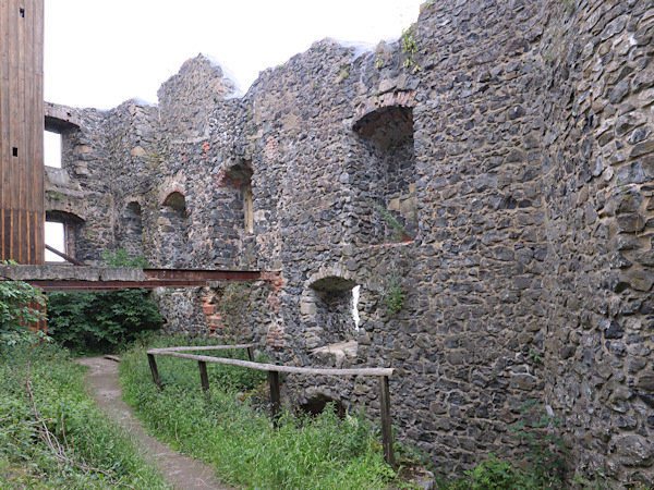 Das Innere des Burgpalastes.