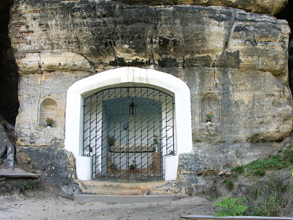 Skalní kaple Božího hrobu.