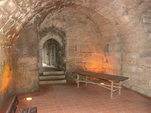 Místnost v podzemní kostela.