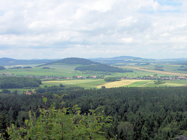 Celkový pohled na Breiteberg od jihozápadu.